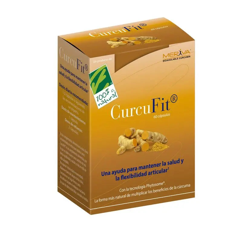 100%Natura Curcufit , 60 cápsulas