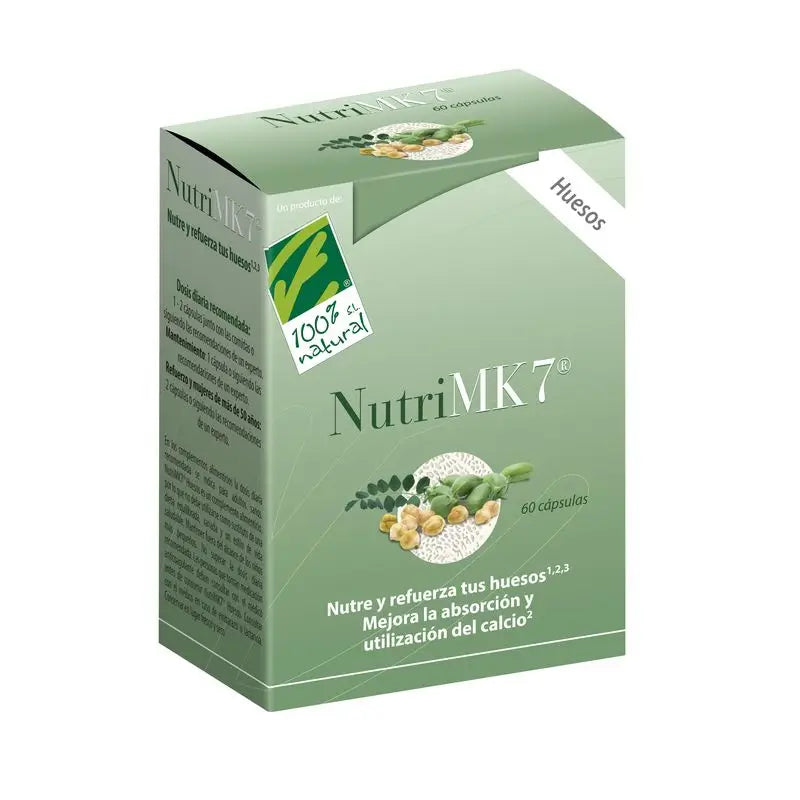 100%Natura Nutrimk7 Huesos , 60 cápsulas