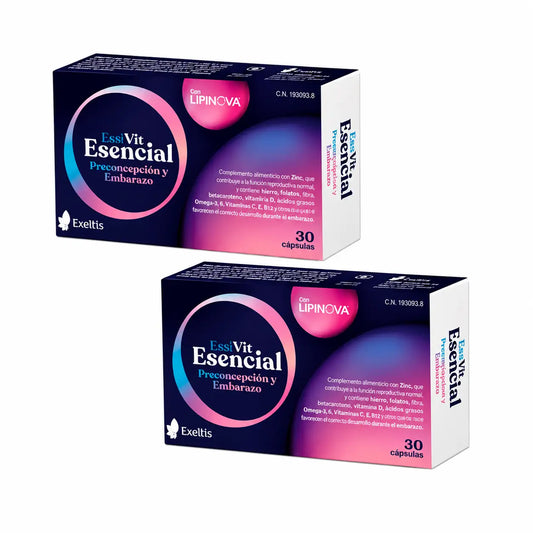 Exeltis Essential Food Supplement Pregnancy and Preconception, 2 x 30 Capsules
