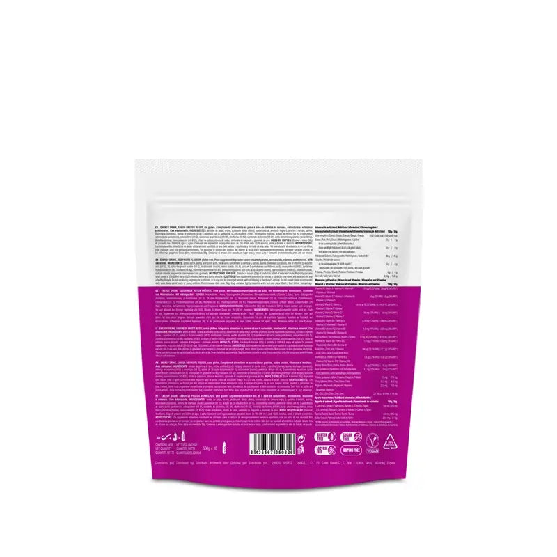 226Ers Energy Drink Bebida energética de frutos vermelhos, 500 g