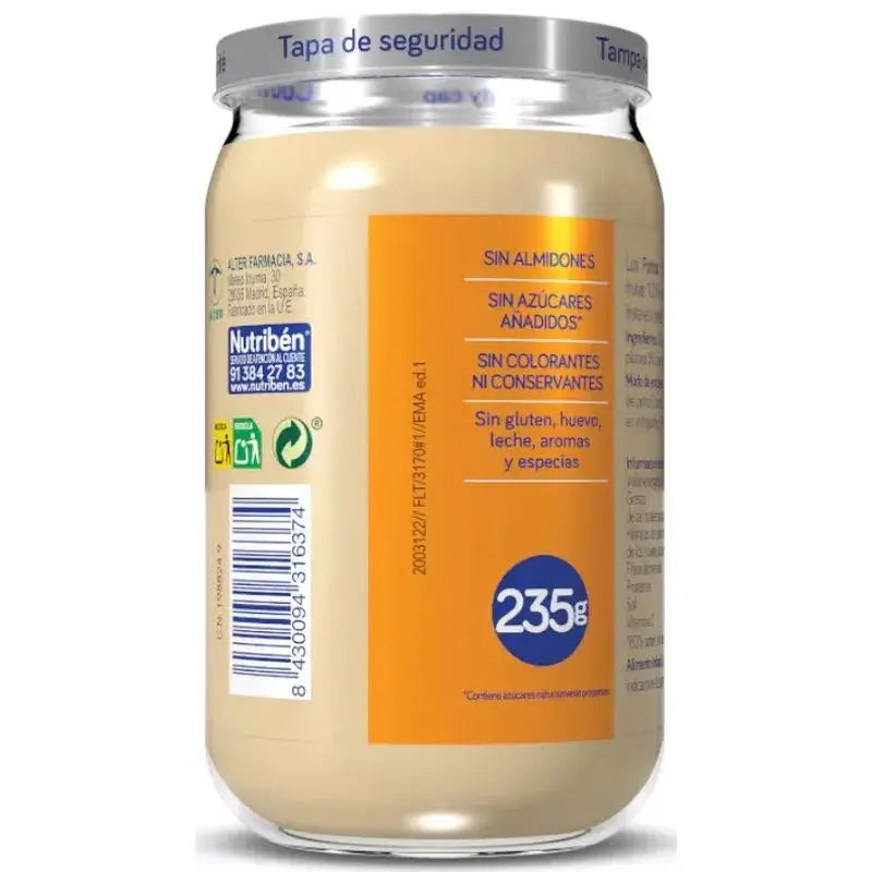 Nutriben Potito Maçã, Laranja, Banana & Pêra Williams, 6x235g