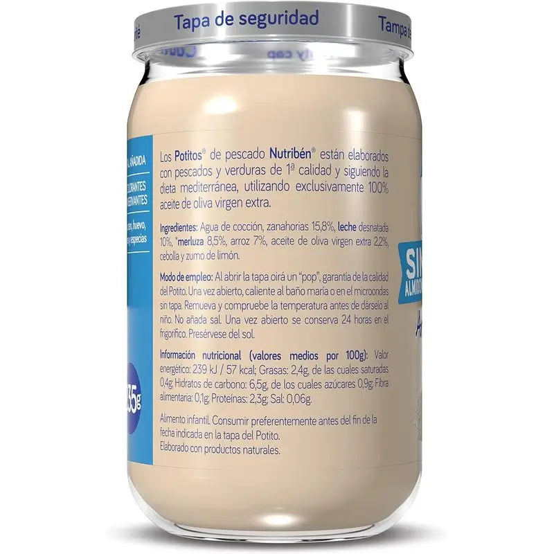 Nutriben Potito Pescada Suprema com Arroz 6x235g