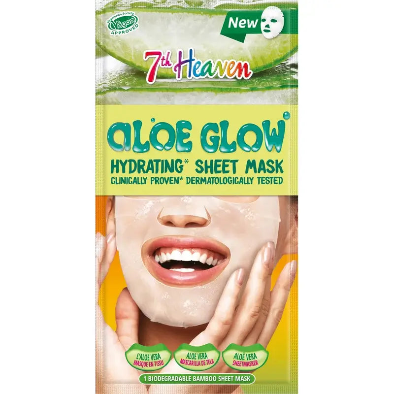 7 Heaven Alow Glow Máscara Hidratante de Pano , 16 g