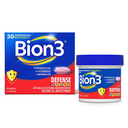 Bion 3 Defense Junior Chewables, 30 comprimidos