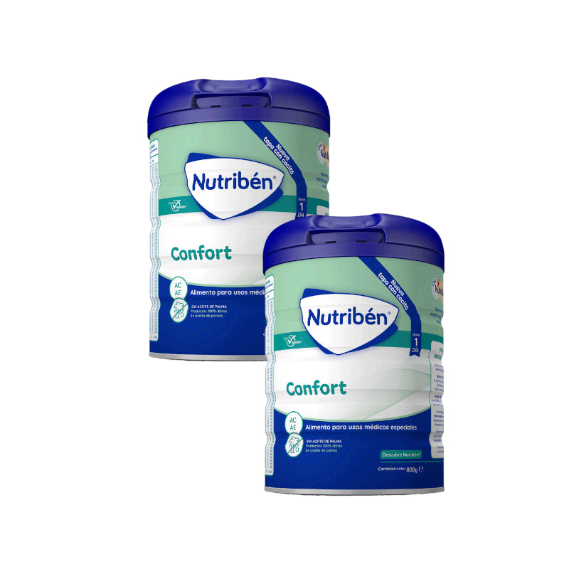 Embalagem 2 X Leite Comfort da Nutriben 800 g