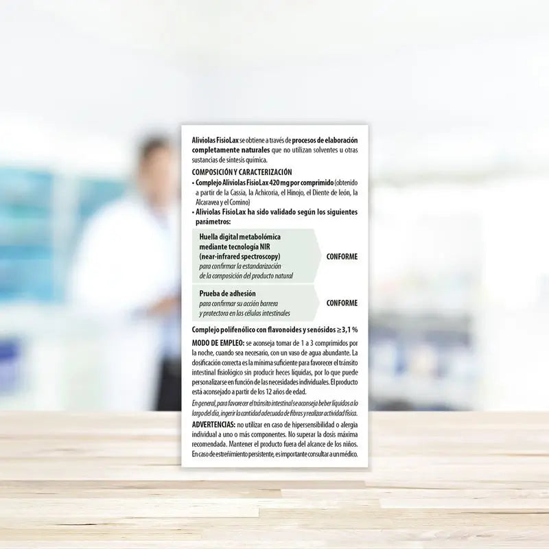Aboca Aliviolas Fisiolax Prisão de ventre, 90 comprimidos