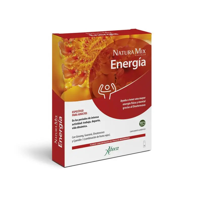 Aboca Natura Mix Advanced Energy, 10 frascos
