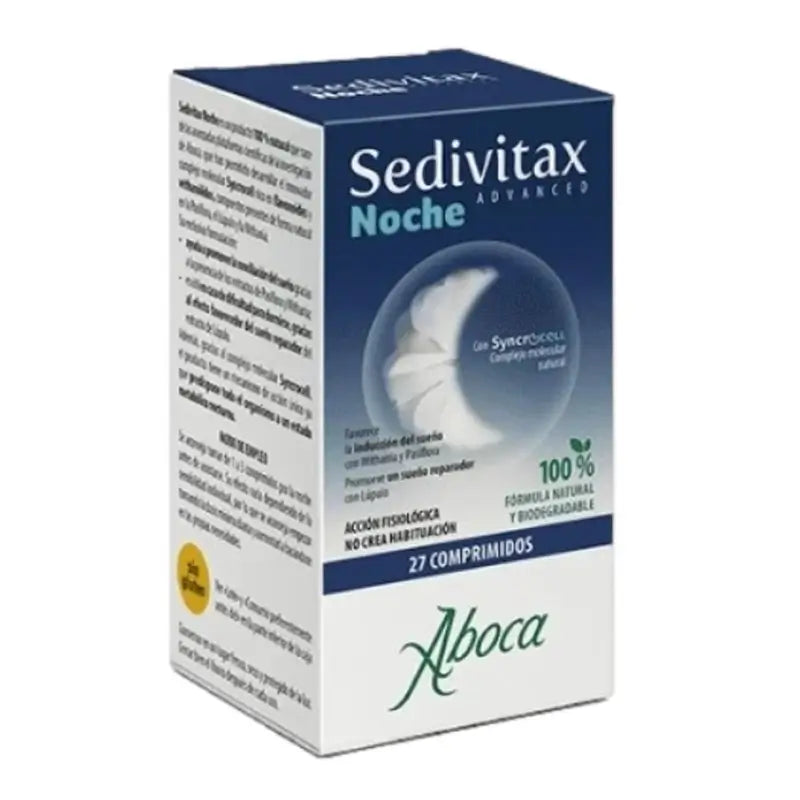 Aboca Sedivitax Night Advanced, 27 comprimidos