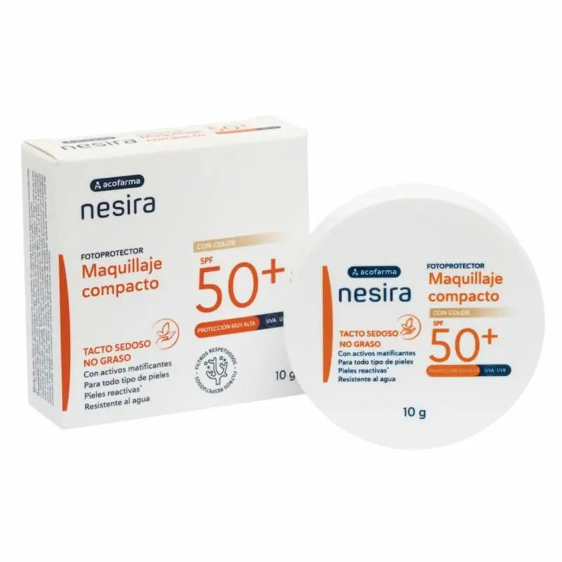 AMORTECIMENTO DERM MAQUILHAGEM COMPACTO SPF 50+ 10 G