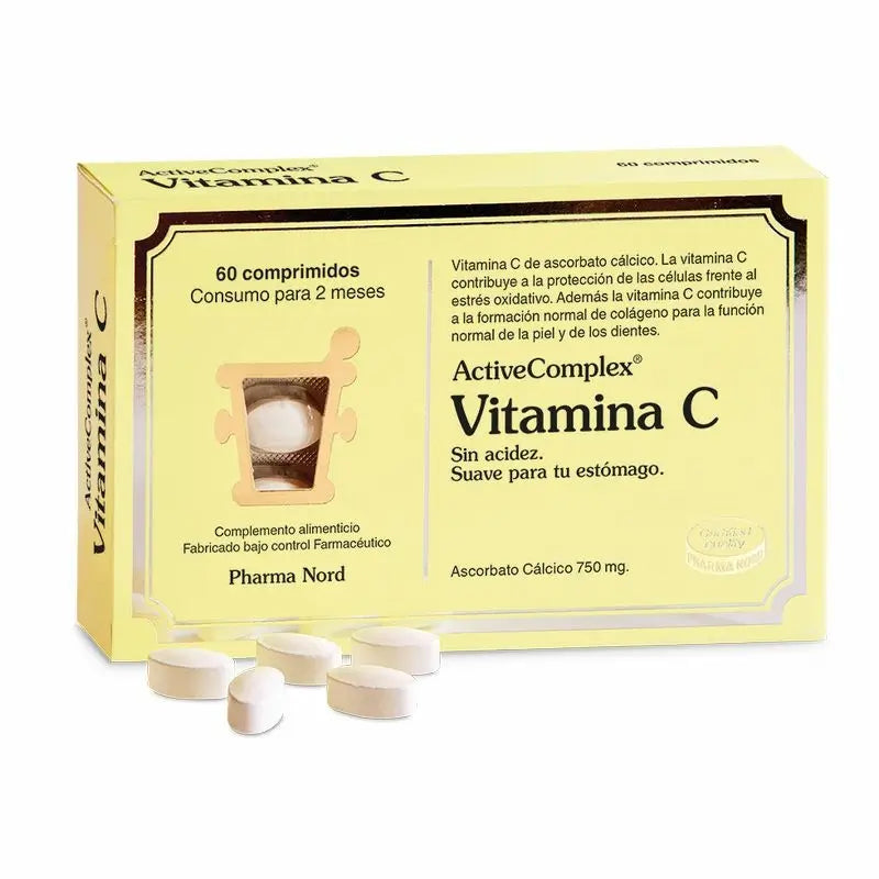 ACTIVECOMPLEX VITAMINA C- ÁCIDO ASCÓRBICO 60 COM