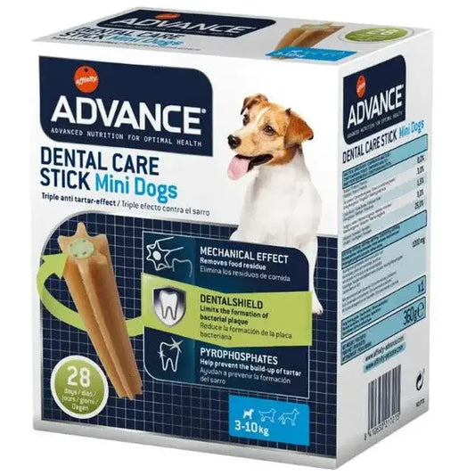 Advance Canin Adult Dental Care Mini Box 360Gr, snack para cães
