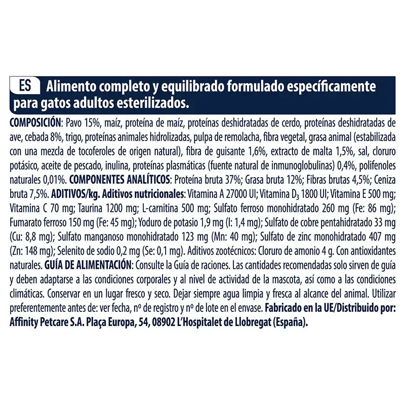 Avanço de Helse Hairball esterilizado FELINE 1,5 kg