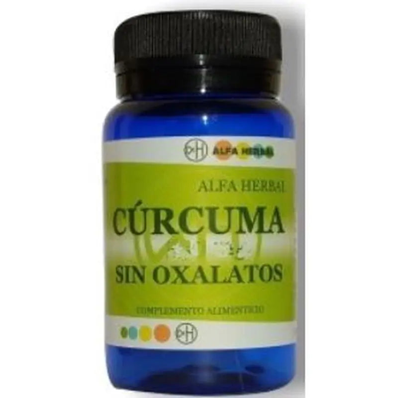 Alfa Herbal Curcuma Sin Oxalatos 350 60 Cápsulas
