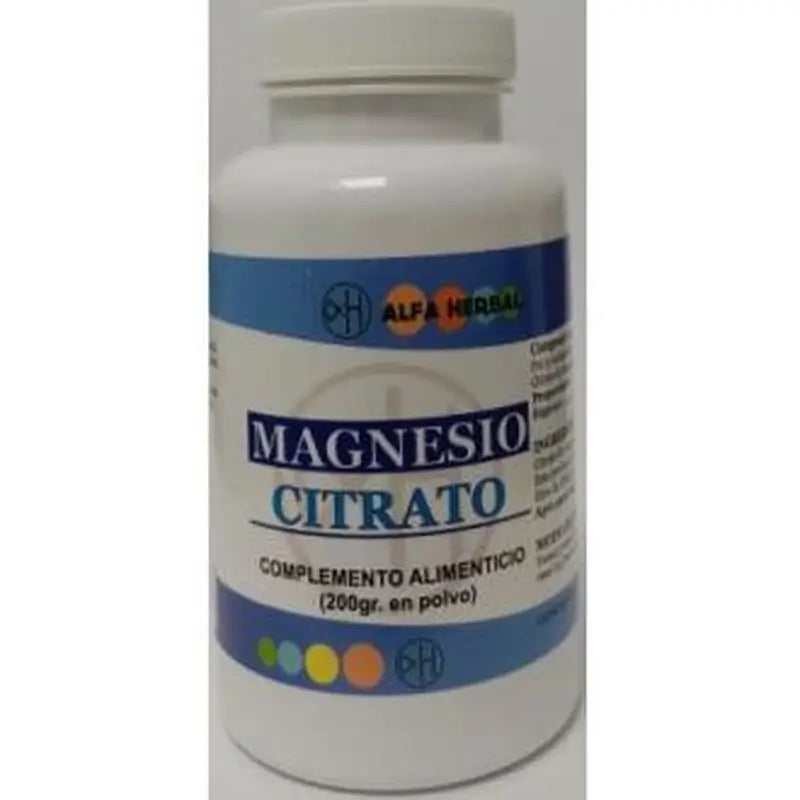 Alfa Herbal Magnesio Citrato Polvo 200Gr.
