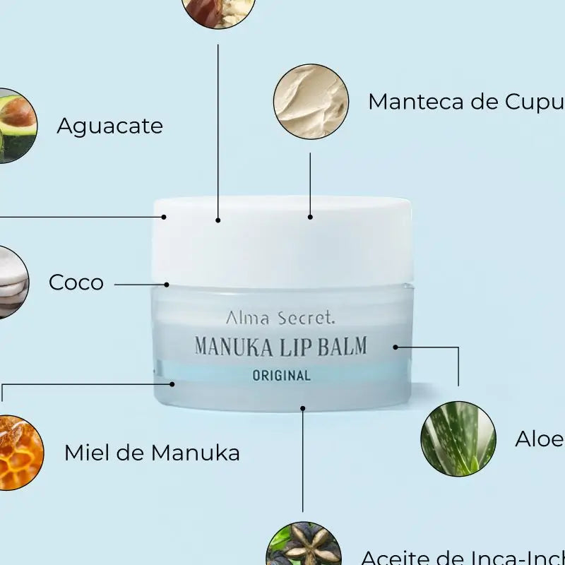 Alma Secret Bálsamo Labial Inca Inchi & Manuka - Original - Alma Secret Bálsamo Labial - Original