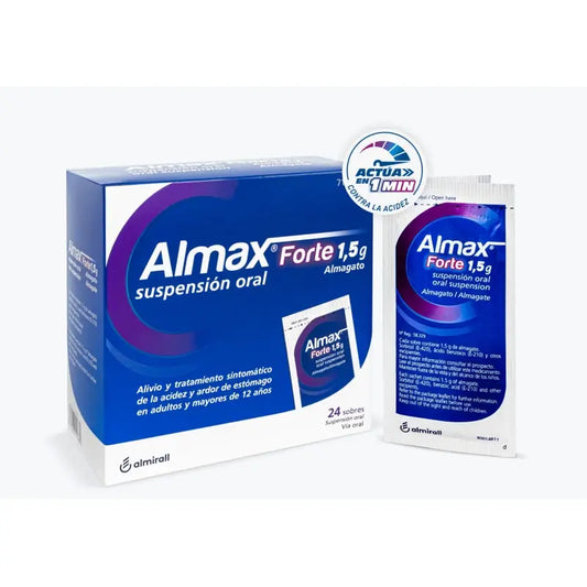 Almax Forte 1,5 g 24 saquetas Suspensão Oral
