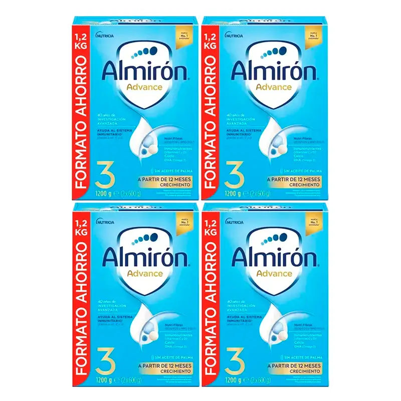 Almirón Advance 3, embalagem de 4 x 1200g