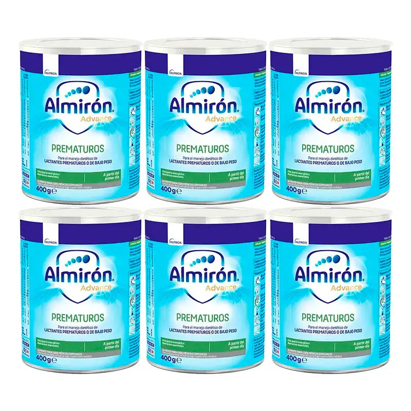 Almirón Advance Bebés Prematuros, 6 x 400 gramas