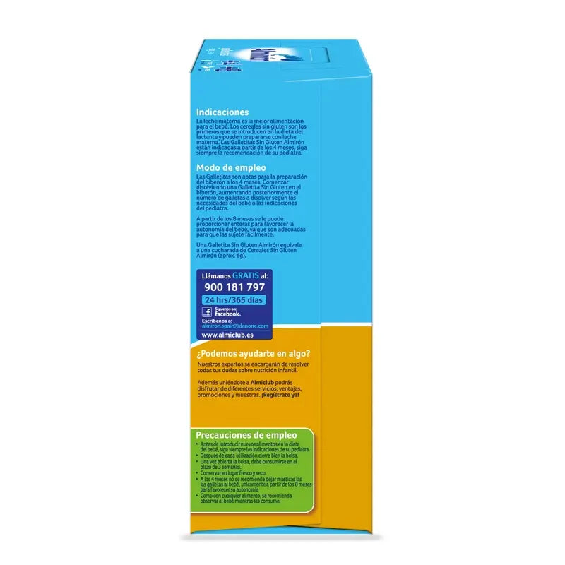 Almirón Biscoitos sem glúten 250 gr