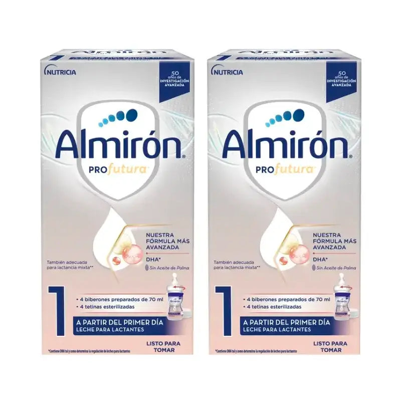 Almiron Profutura 1 Mini Frasco, Embalagem 8 x 70 ml, 560 ml