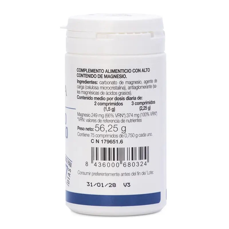 Ana Maria Lajusticia Carbonato de Magnésio, 75 comprimidos