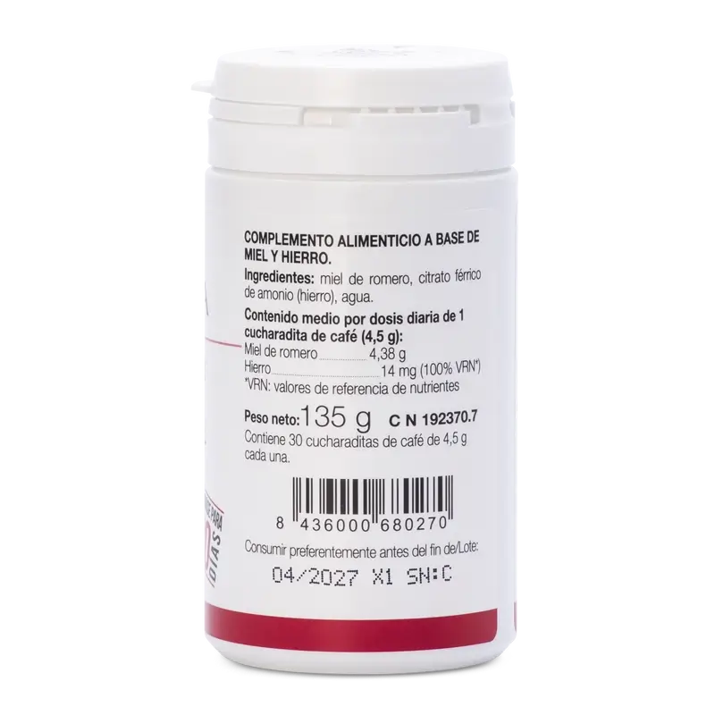Ana Maria Lajusticia Ferro com mel, 135 g