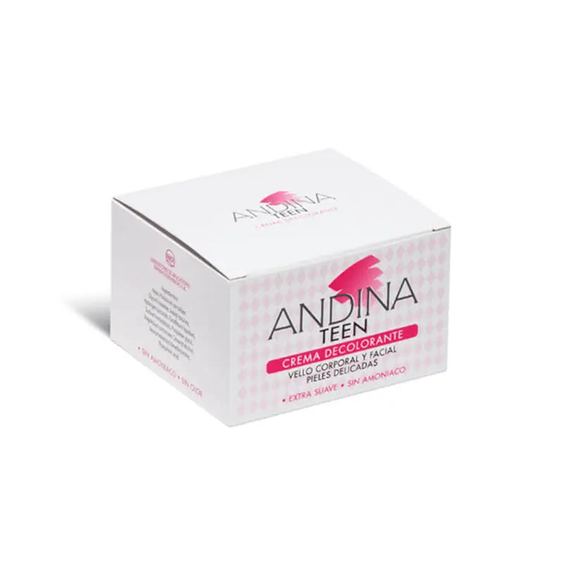 CREME DE BRANQUEAMENTO PARA ADOLESCENTES ANDINA + PÓ 30 ML +10