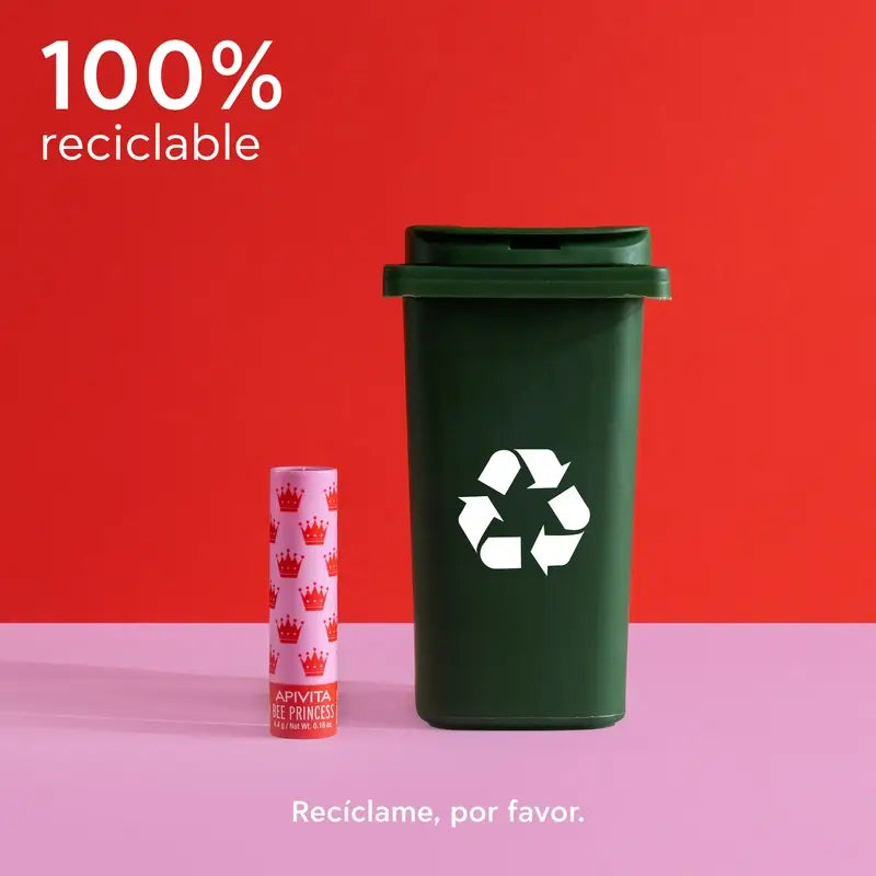 APIVITA Bee Princess Bálsamo labial com alperce 4,4 g