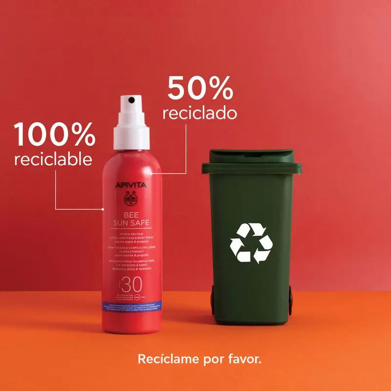 APIVITA Hydra Melting Spray Ultra Ligeiro SPF 30 200 ml