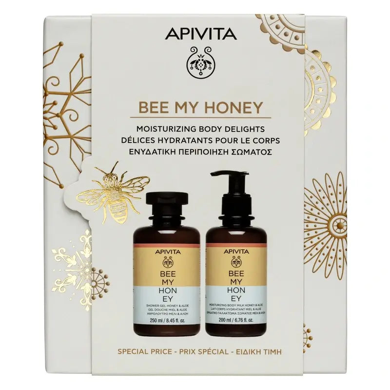 Apivita Promo Bee My Honey Gel de Banho, 250Ml + Leite Corporal 200Ml
