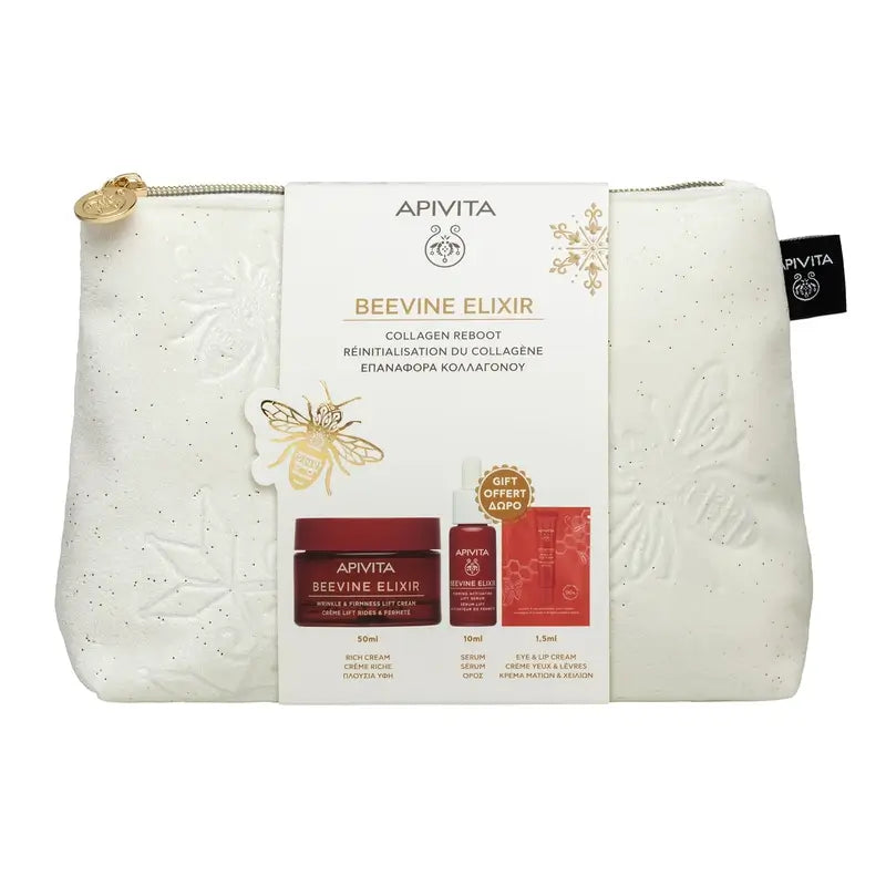 Apivita Promo Beevine Elixir Lift & Firm Cream Rich Texture, 50Ml + Gift Serum 10Ml+ Eye Contour 1,5Ml