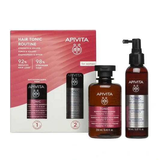 Apivita Tonic Promo Loção Anti-Queda para Mulheres, 150 Ml + Champô Tónico Grátis 250Ml