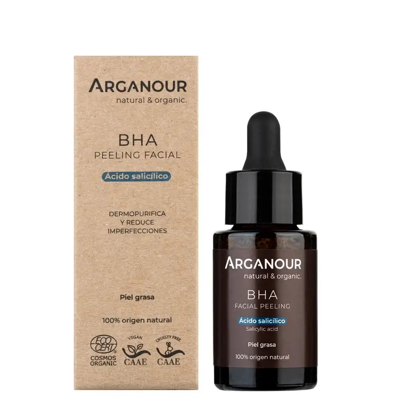Arganour Facial Bha Peeling Facial com Ácido Salicílico, 30 Ml
