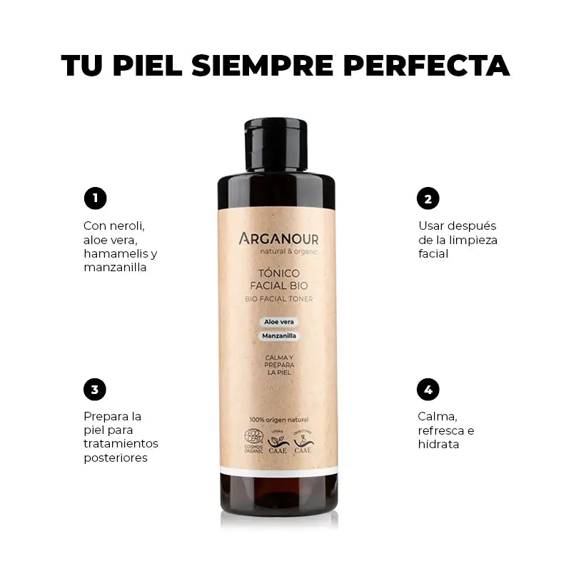 Arganour Tónico Facial, 250 Ml