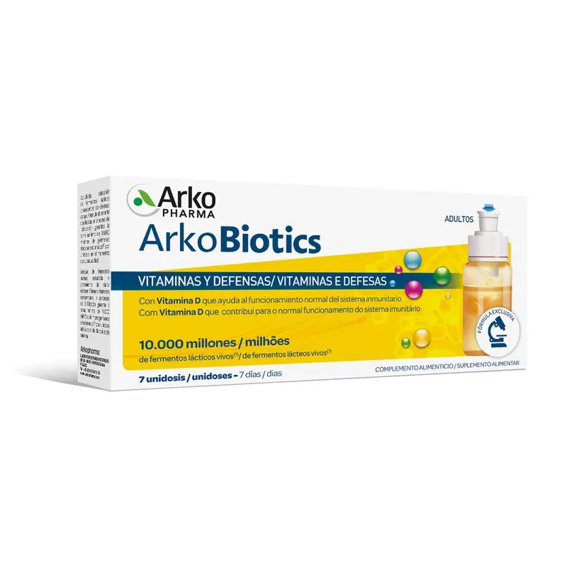 Arkobiotics Vitaminas e Defesas Adultos 7 Arkopharma Sachets