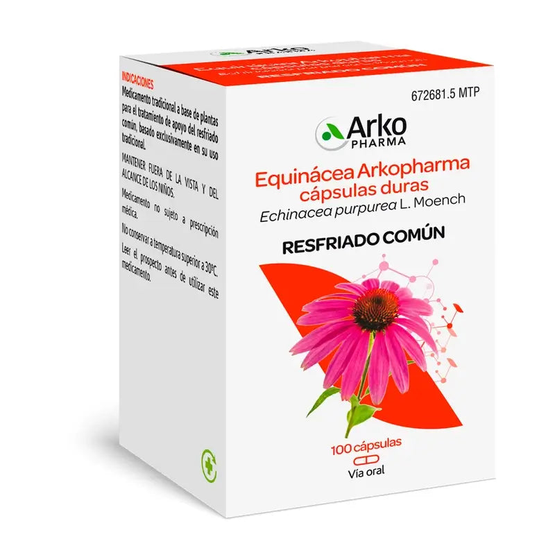 Arkocápsulas Echinacea 100 Cápsulas Arkopharma