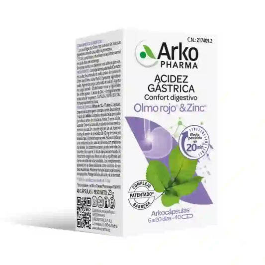 Arkopharma Arkocápsulas Azia, 40 cápsulas