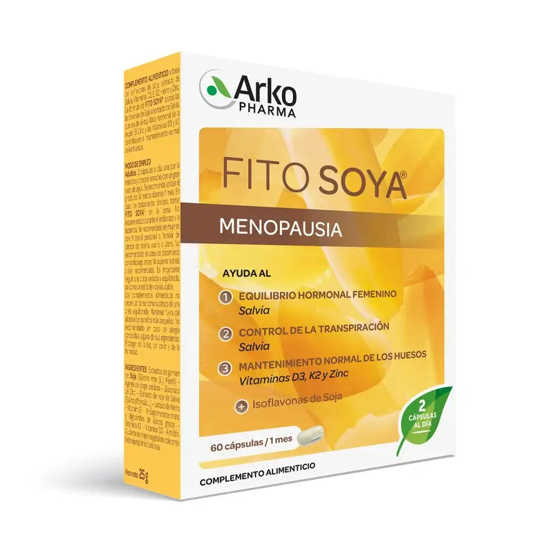 Arkopharma Fitosoya Isoflavones, 60 cápsulas
