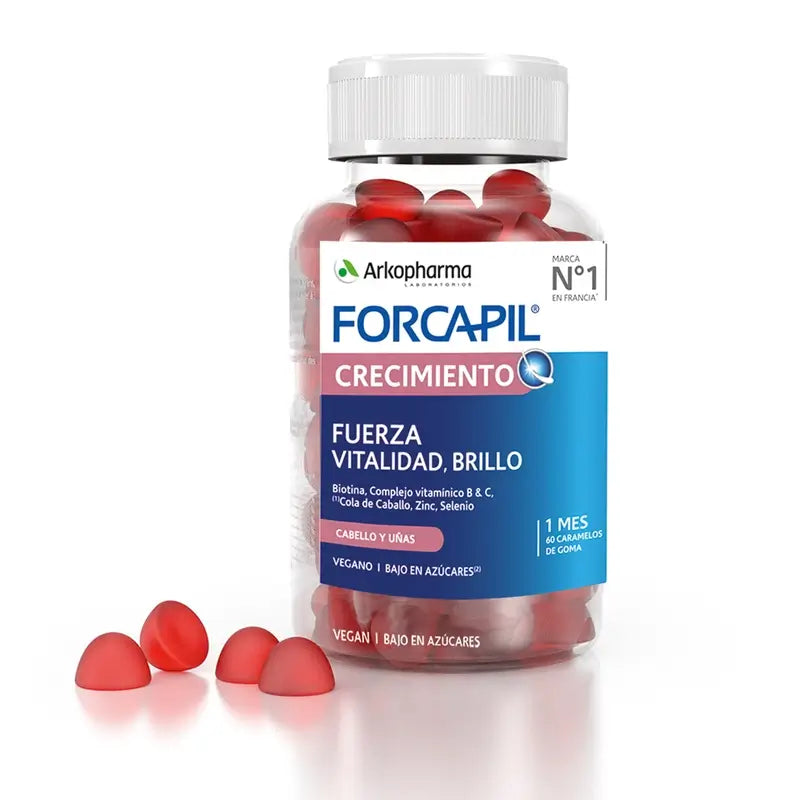 Gomas de Crescimento Forcapil 60 Gomas Arkopharma Sweets