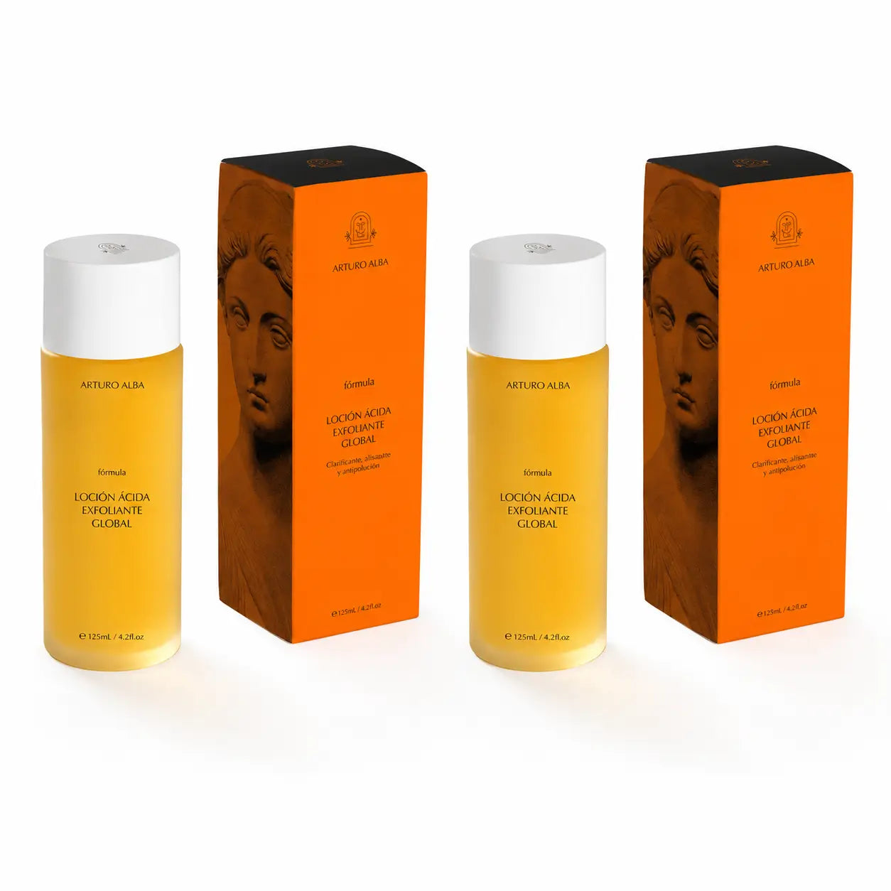 Arturo Alba Formula Loção Ácida Esfoliante Global 125 ml, embalagem com 2 unidades