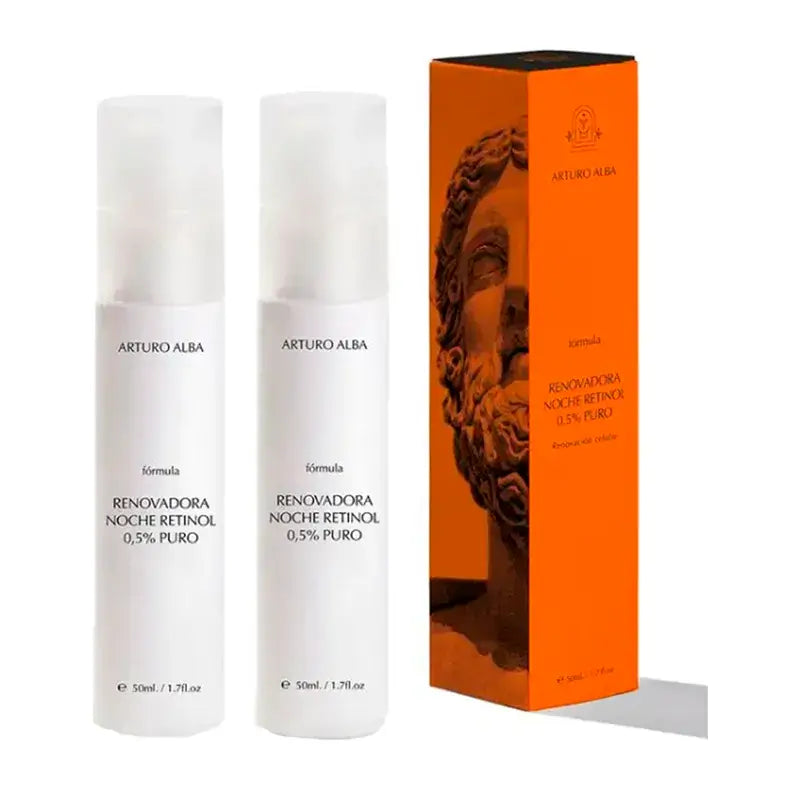 Arturo Alba Retinol Night Renewal Formula 0,5% Pure, 2 x 50 Ml