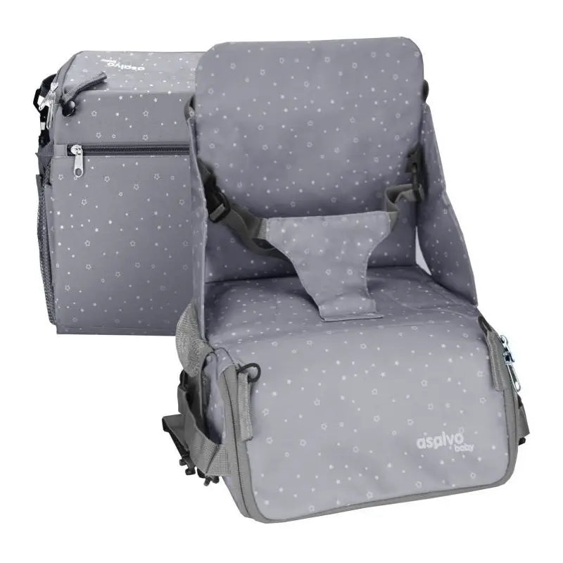 Asalvo Trona De Viaje Bolso Hummus Estrellas Gris