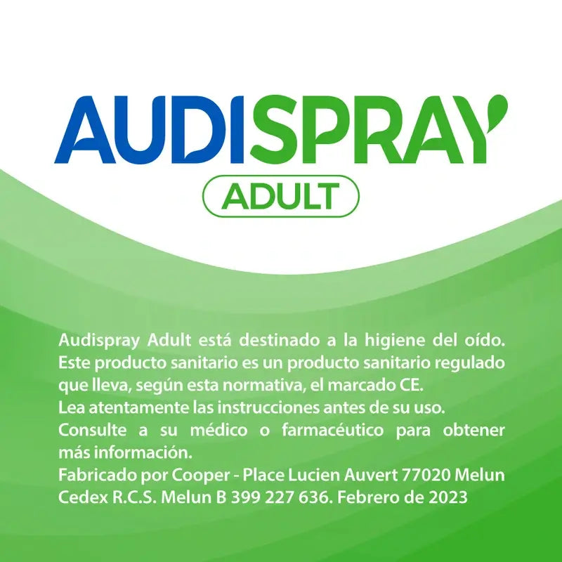Audispray Solução de limpeza dos ouvidos 50 ml