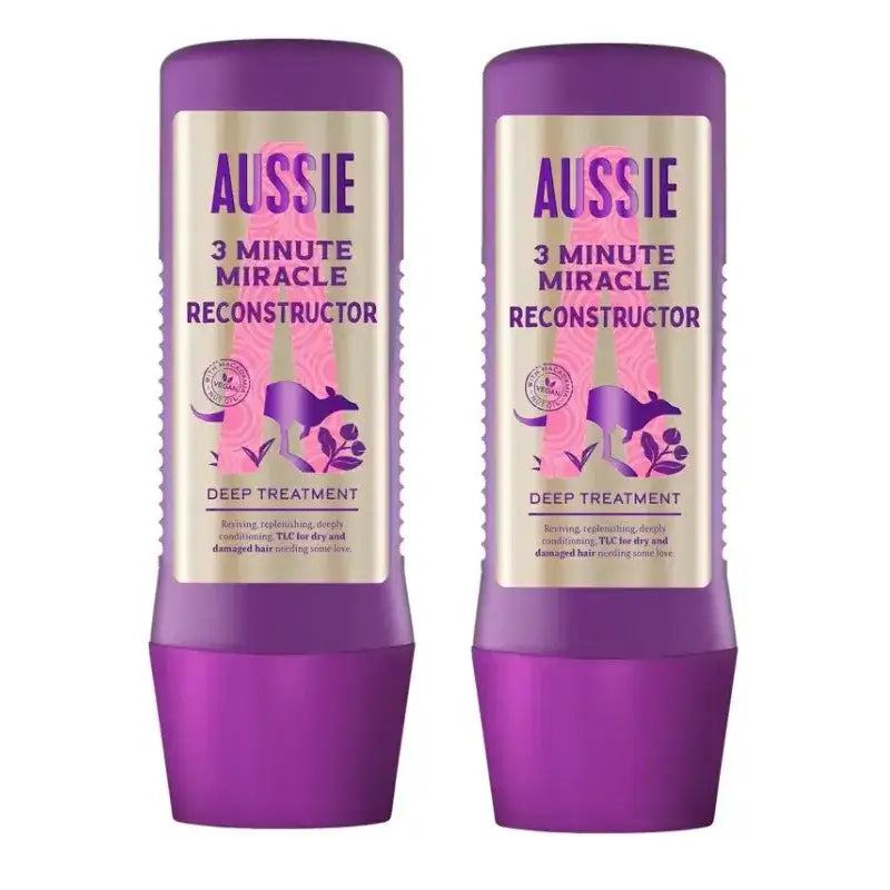Aussie 3 Minutes Miracle Repair Sos Mask, Embalagem 2 x 225 ml