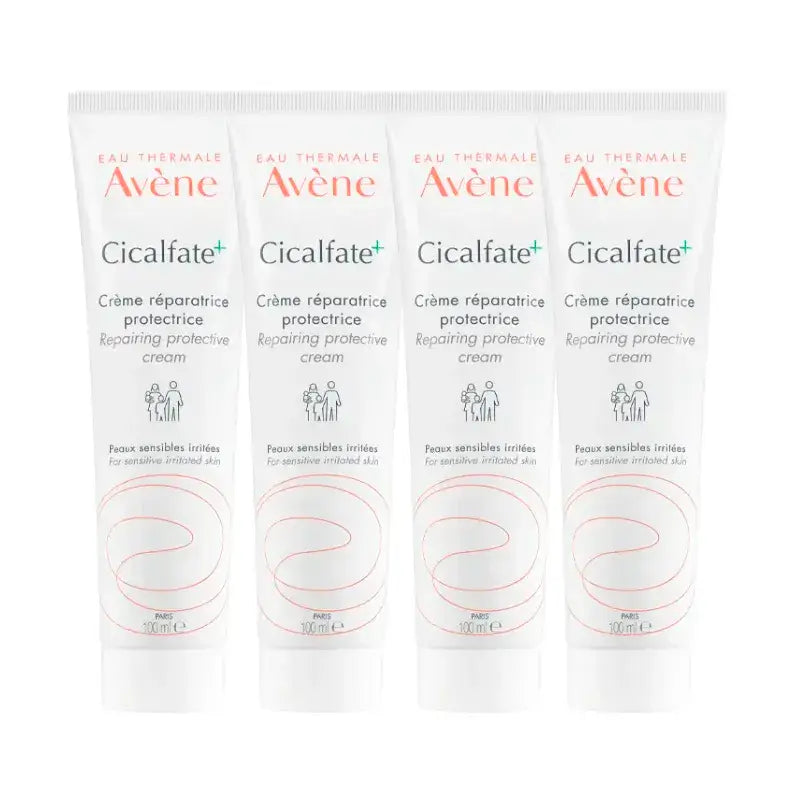 Avene Cicalfate Creme Reparador, Embalagem 4 x 100 ml