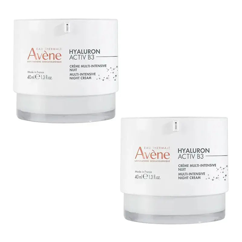 Avene Eau Thermale Hyaluron Activ B3 Creme de Noite, Embalagem 2 x 40 ml