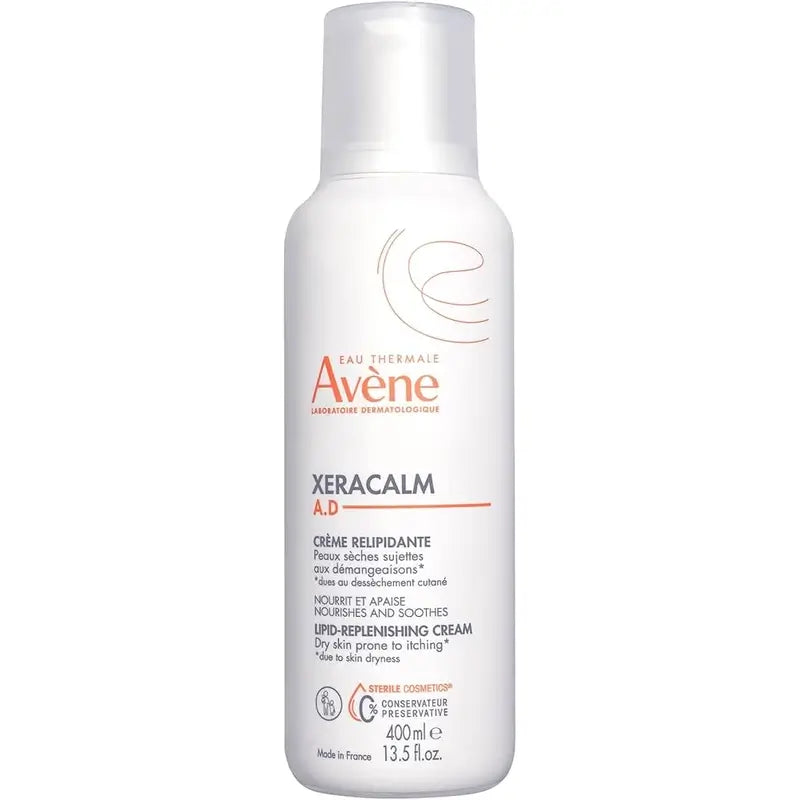 Avéne Xeracalm A.D. Creme descrito 400ml + água térmica 150ml