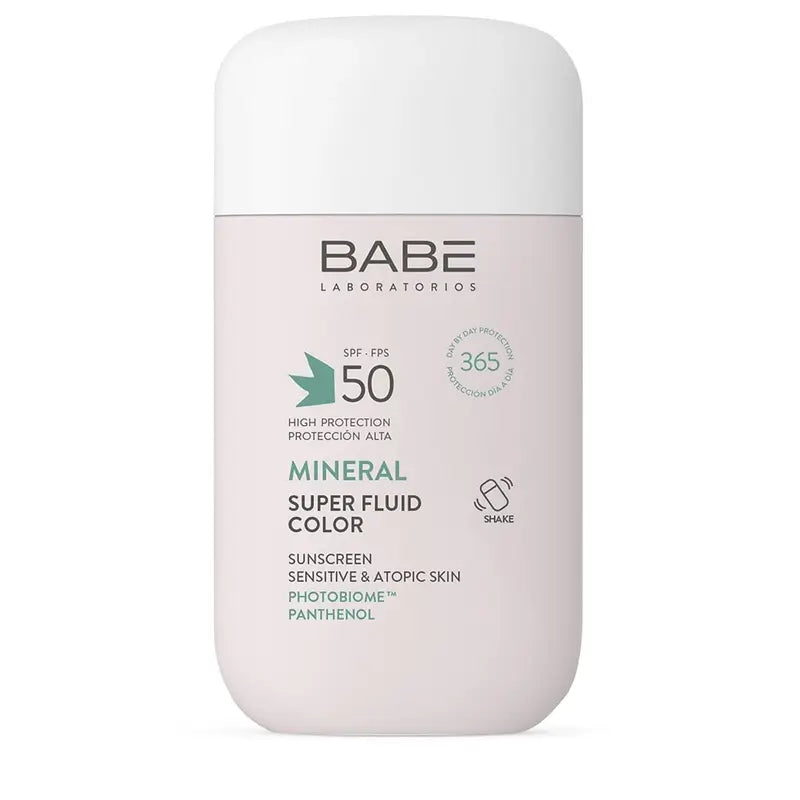 Babé Super Fluir Mineral Colour Fluid Spf50, 50 ml
