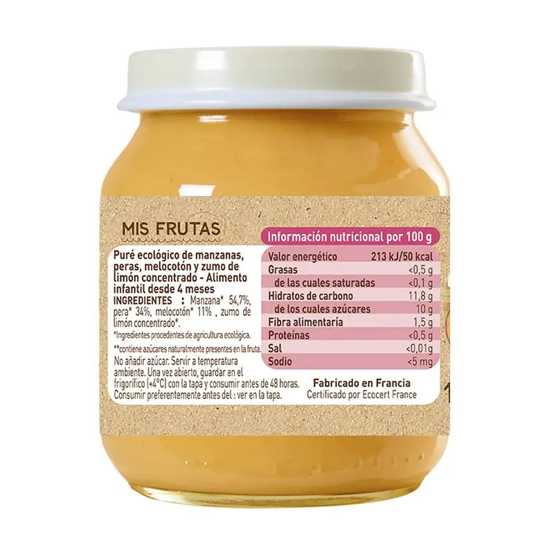 Babybio Delicia de Fruta, 130g