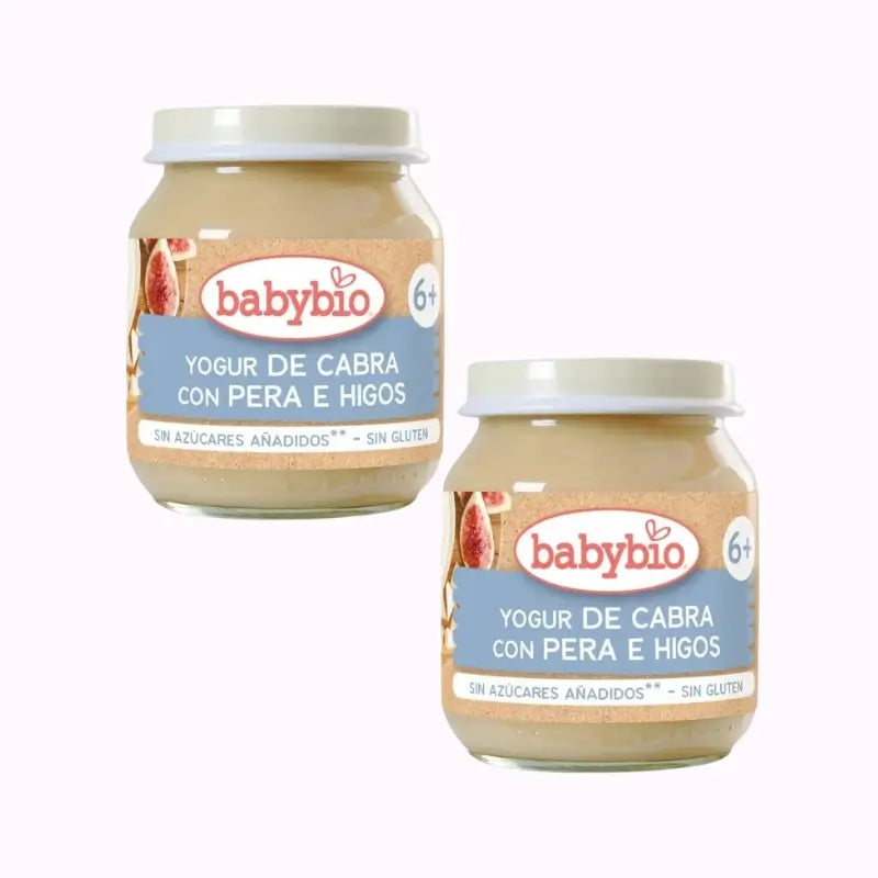 Babybio Iogurte de cabra com leite de manteiga e figos, embalagem de 2 x 130 g